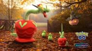 Hydrapple in the Harvest Festival announcement (Image via TPC)